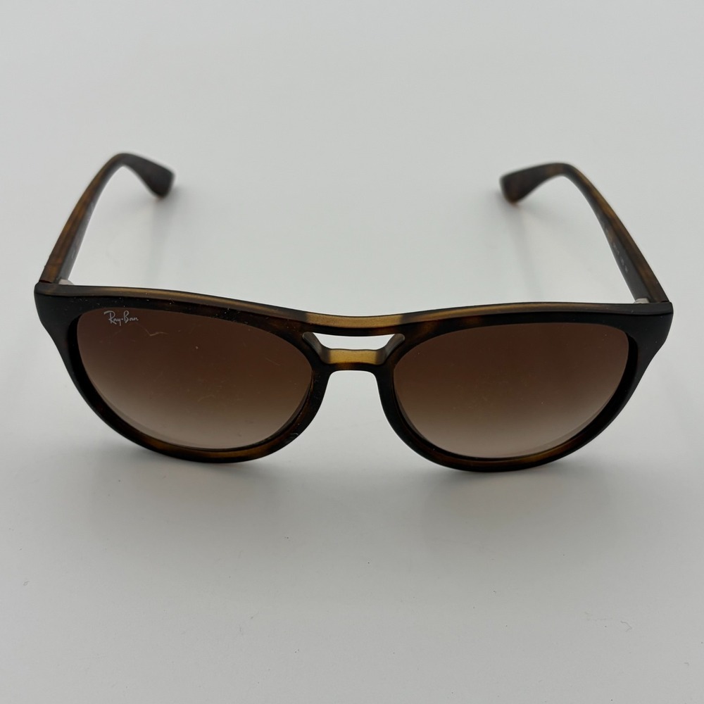 Ray-Ban RB4170 Brad Round Aviator Sunglasses Matte Havana Brown